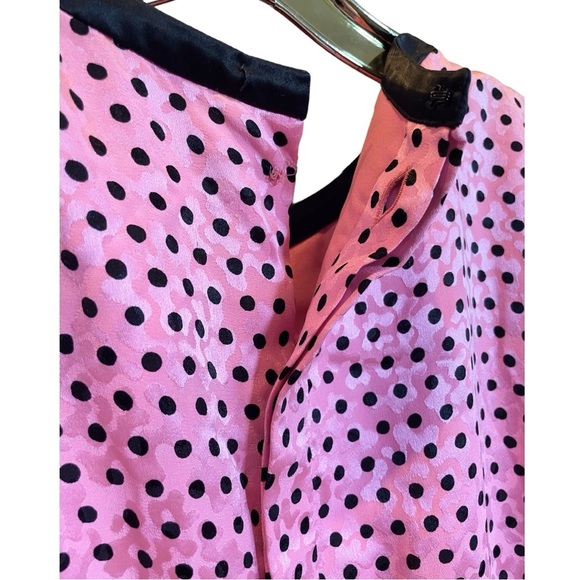 Super Rare Vintage Valentino Night- Silk Damask Polka Dot Dress. - Picture 6 of 10